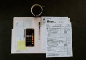 Tax Documents in a Folder 